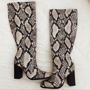 Snake skin boots!